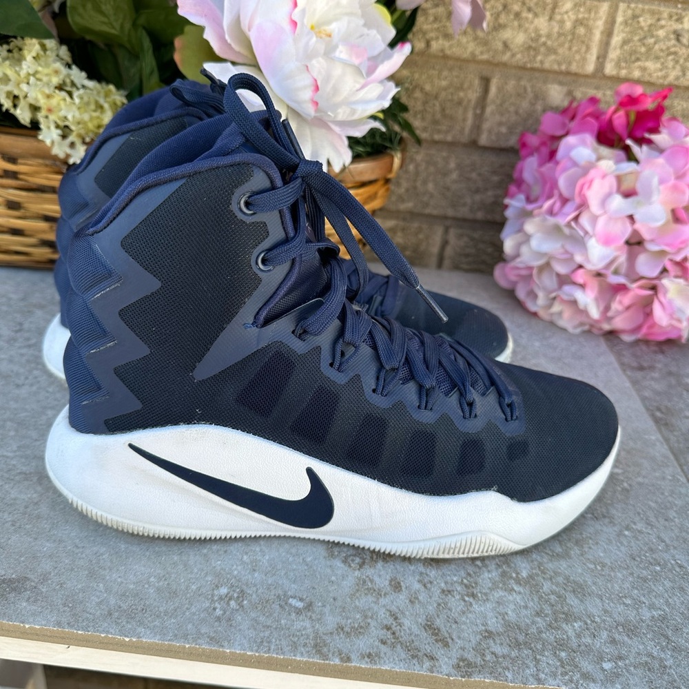 Nike Hyperdunk Tb Basketball Shoe Navy Blue White Siz… Gem